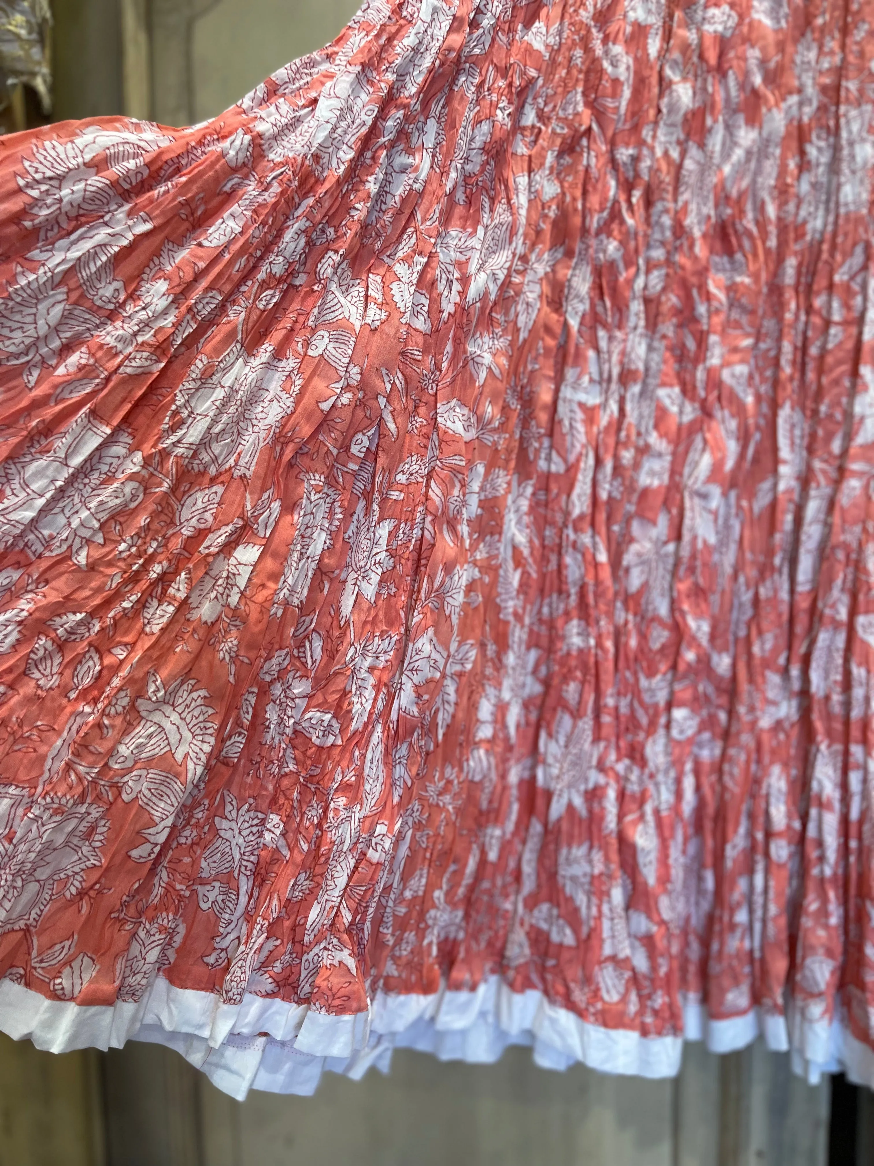 SKIRT - SALMON