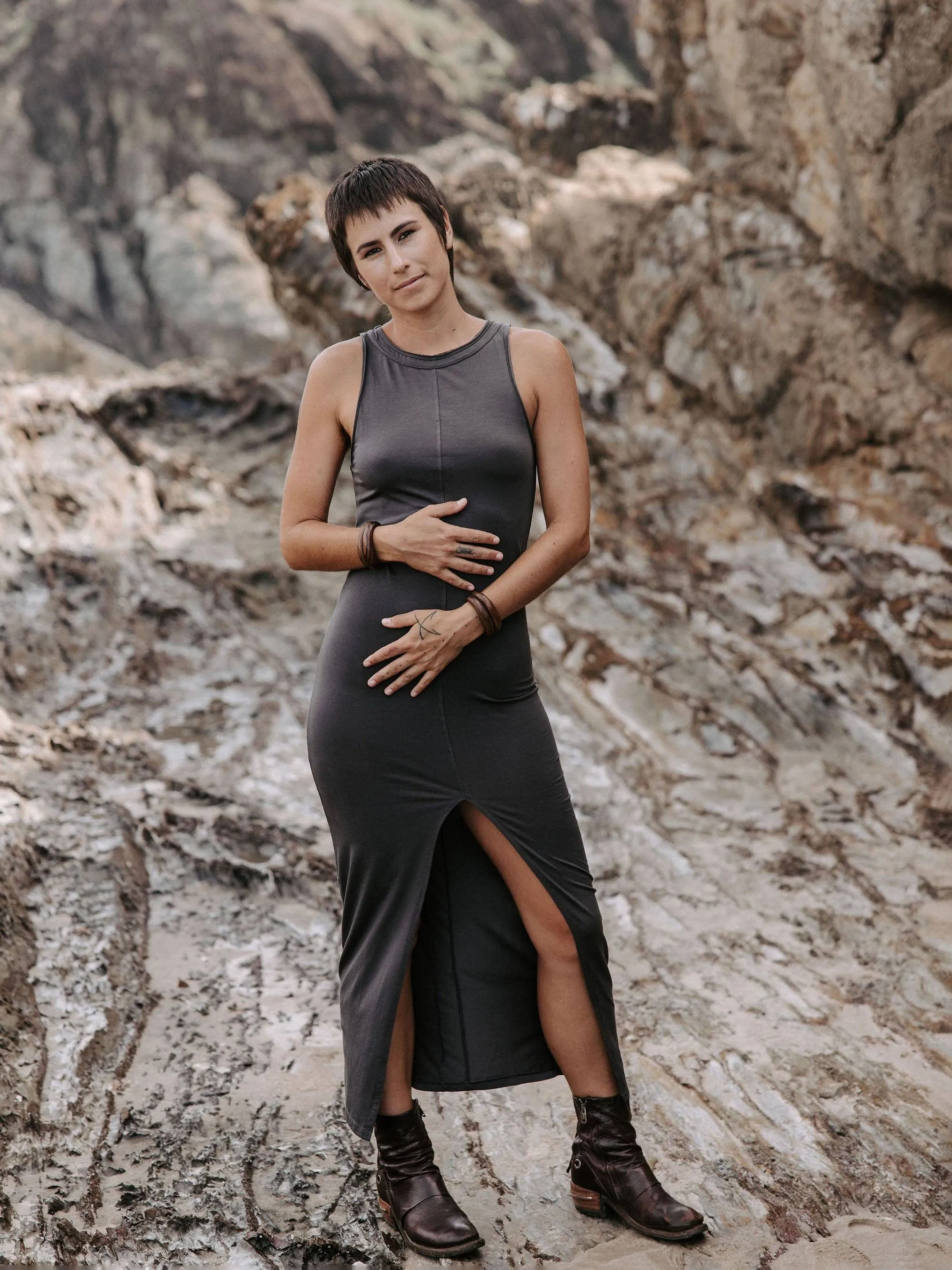 Slinky B Steel Dress