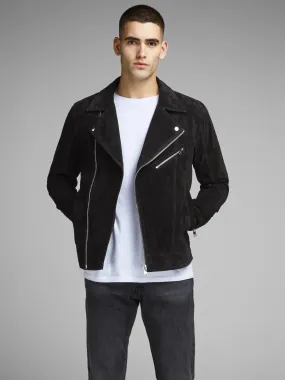 Suede Style Leather Jacket by TJS