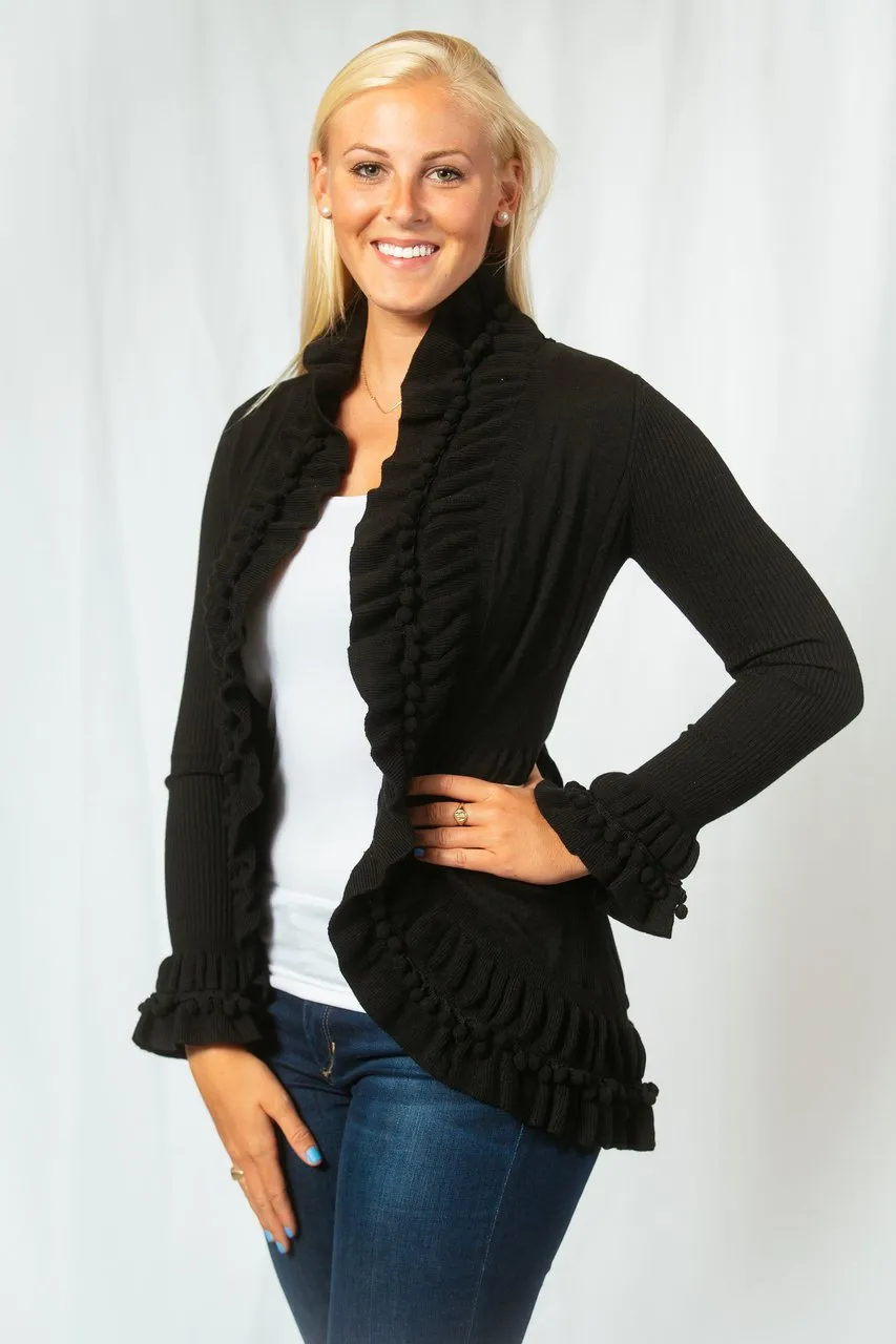 The Paige Ruffle Cardigan