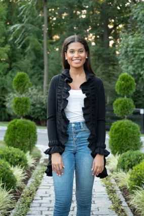 The Paige Ruffle Cardigan