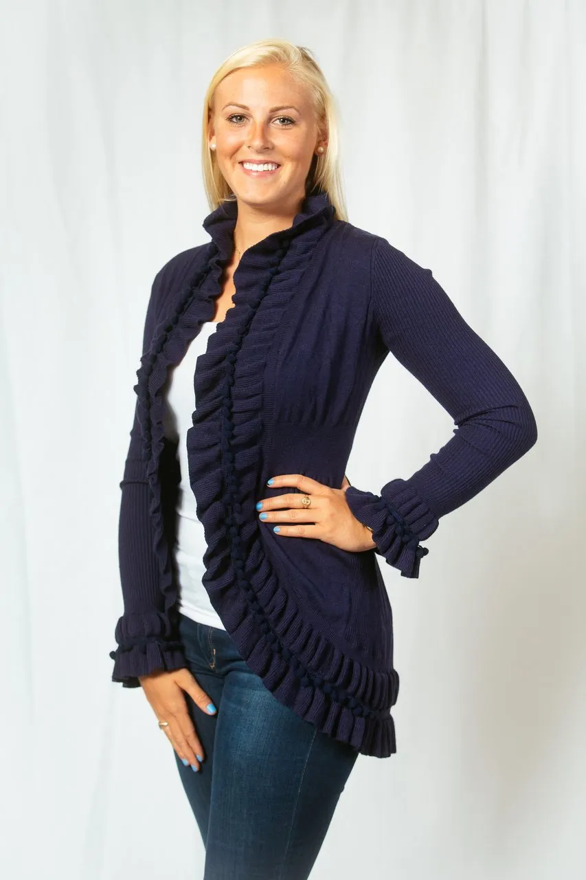 The Paige Ruffle Cardigan