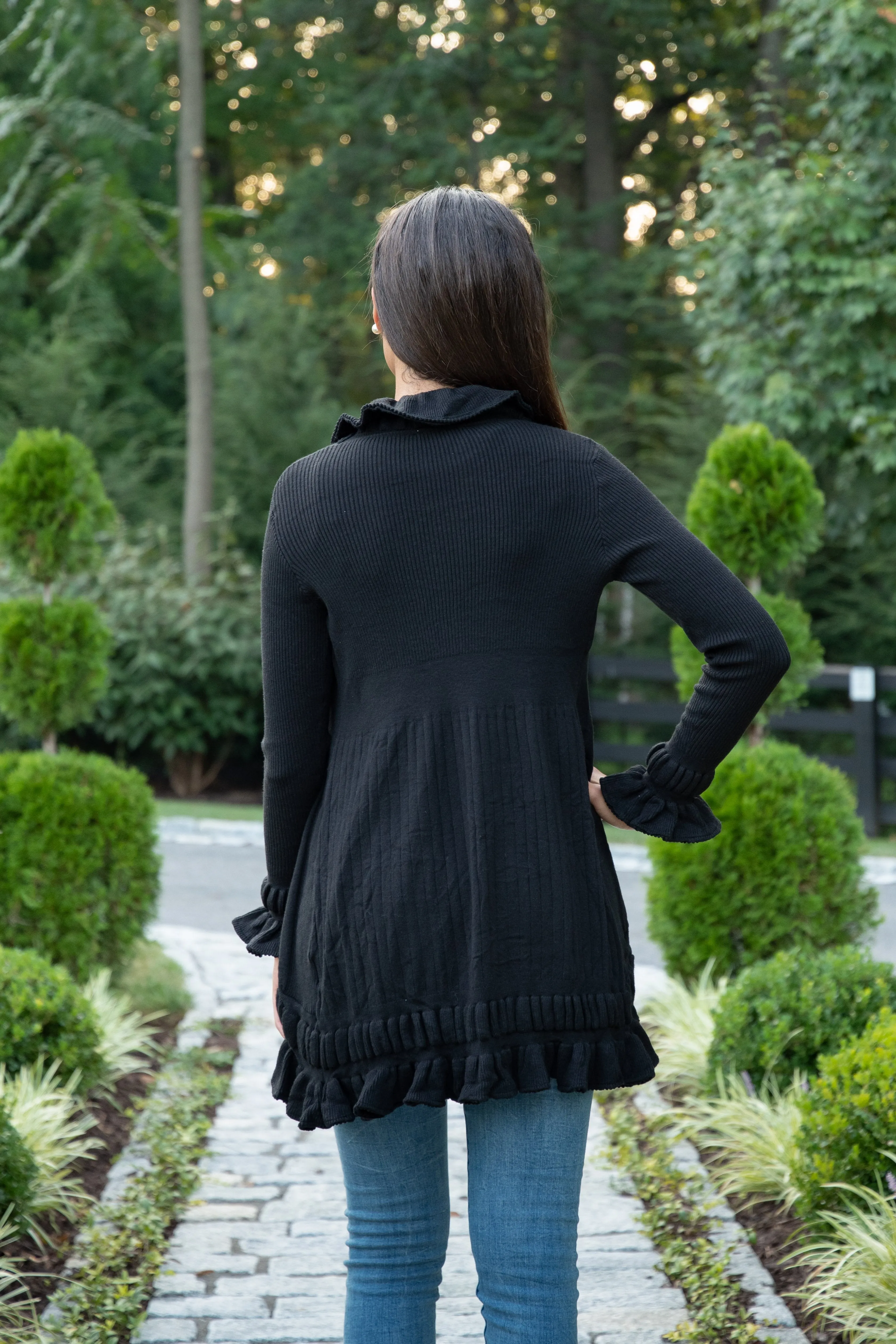 The Paige Ruffle Cardigan