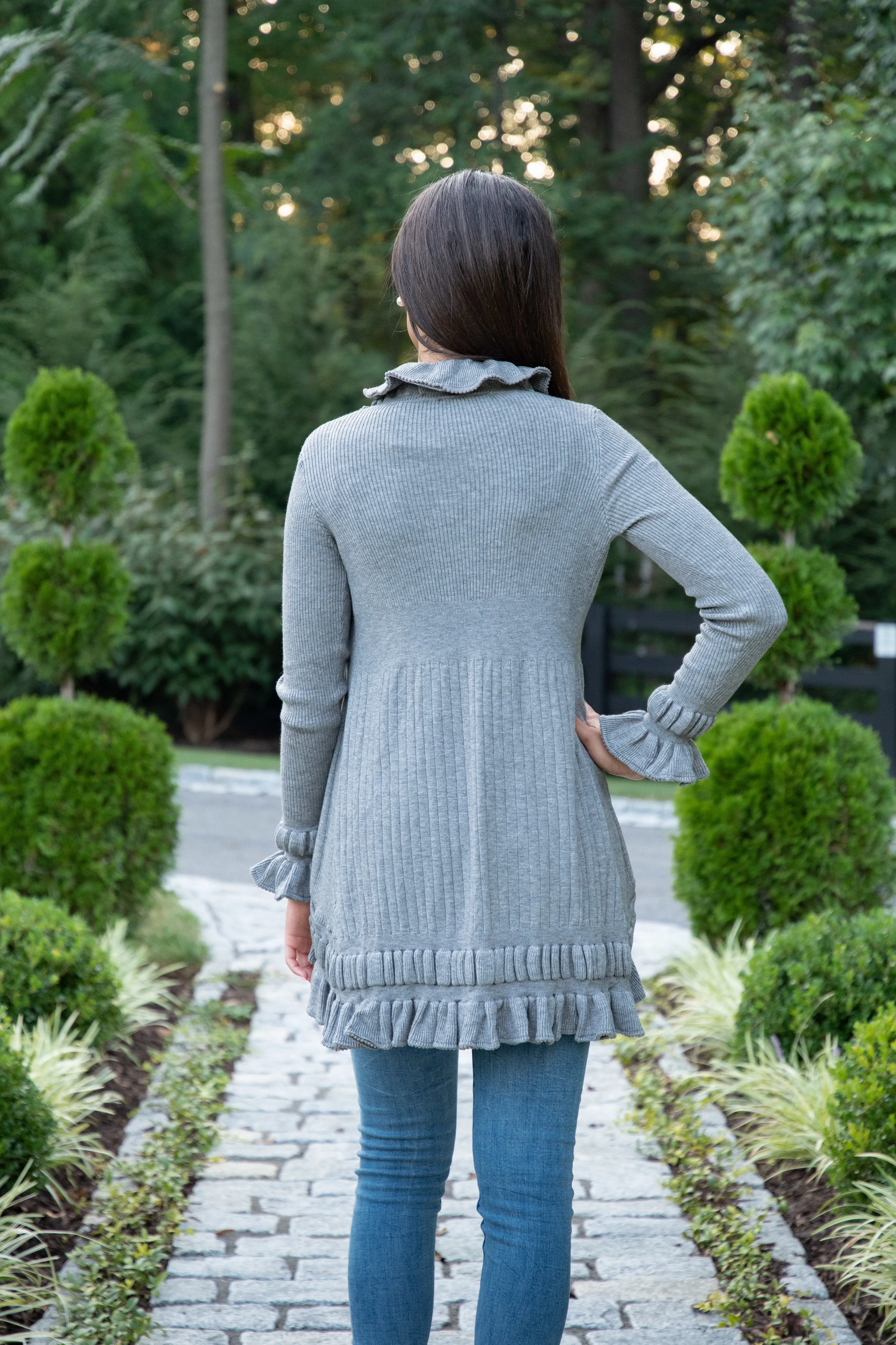 The Paige Ruffle Cardigan