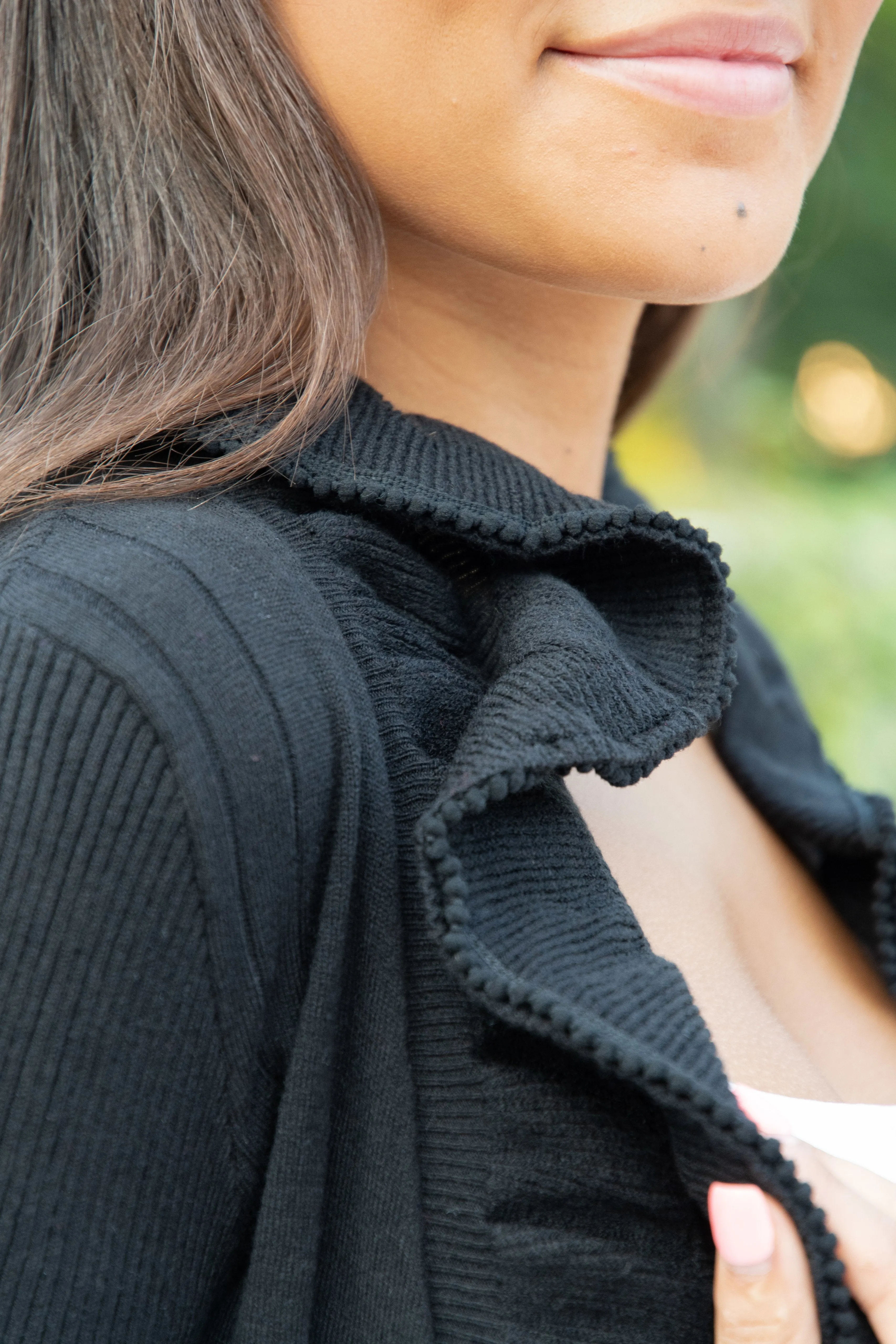 The Paige Ruffle Cardigan