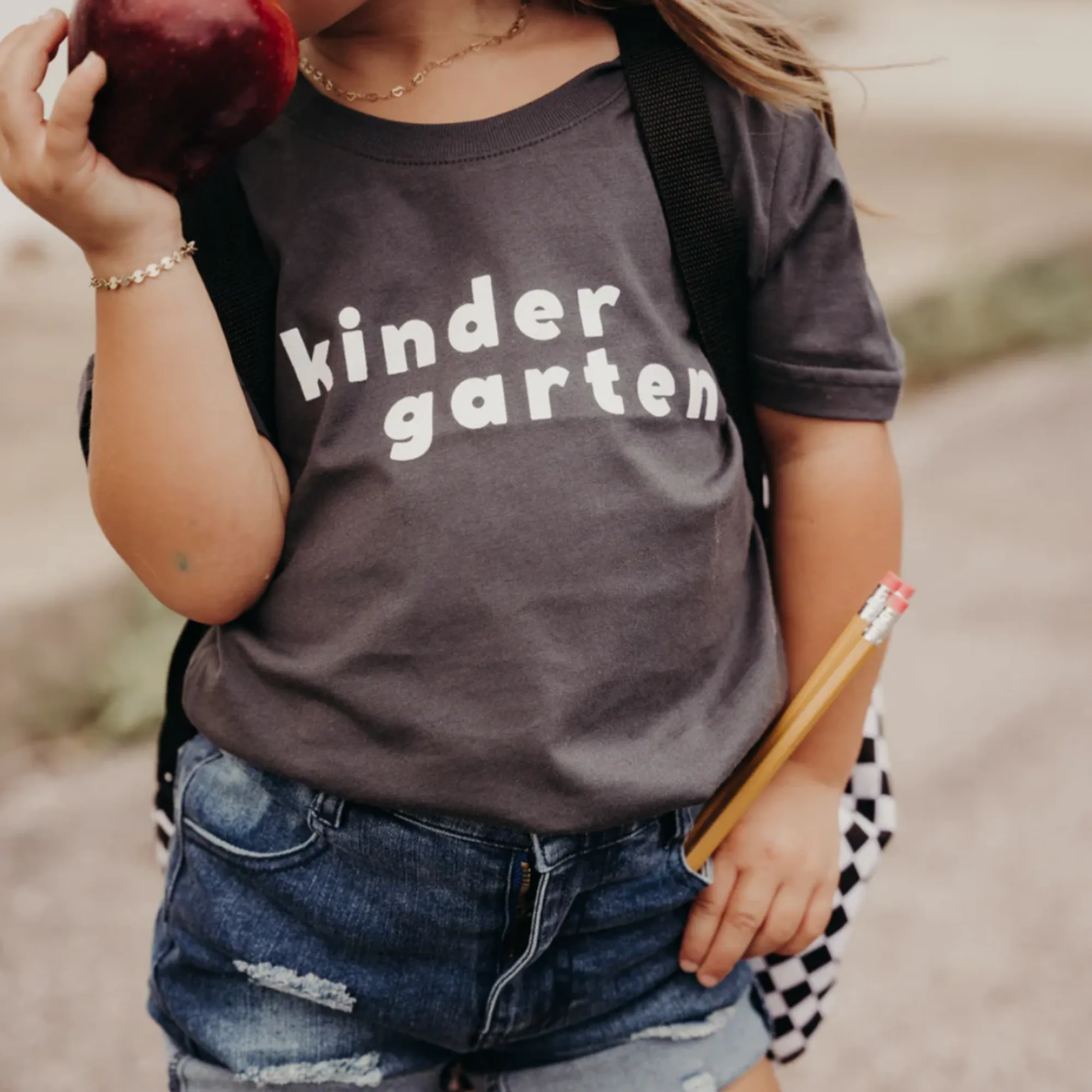 Trilogy Design Co - Kindergarten Tee in Slate