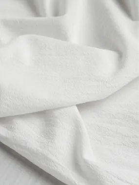 Tumbled Non Stretch Cotton - Ivory