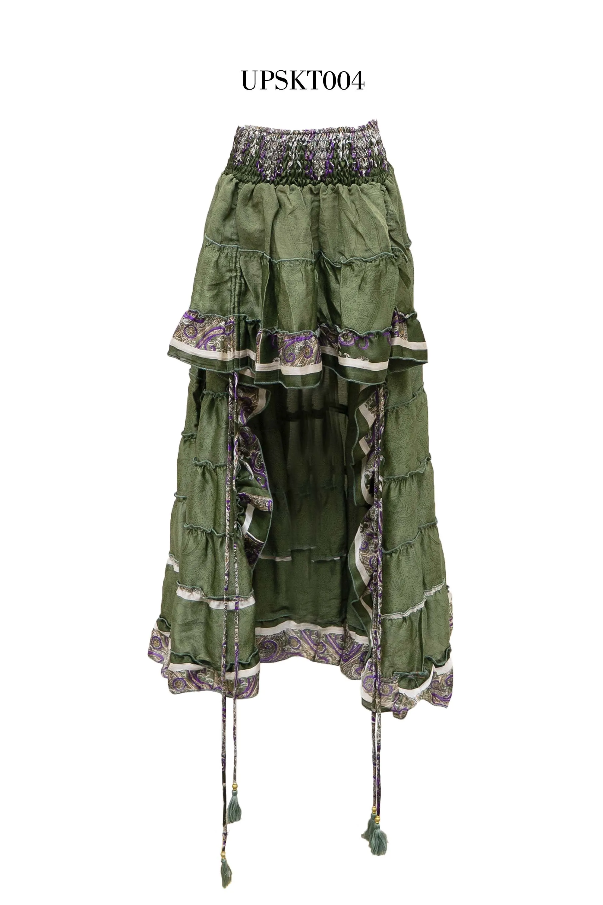 UPCYCLED SILK SKIRT