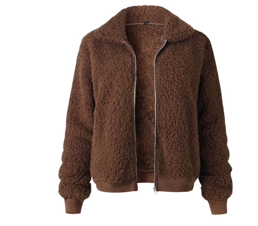 Velvet Lapel Short Jacket For Women's-GlamzLife
