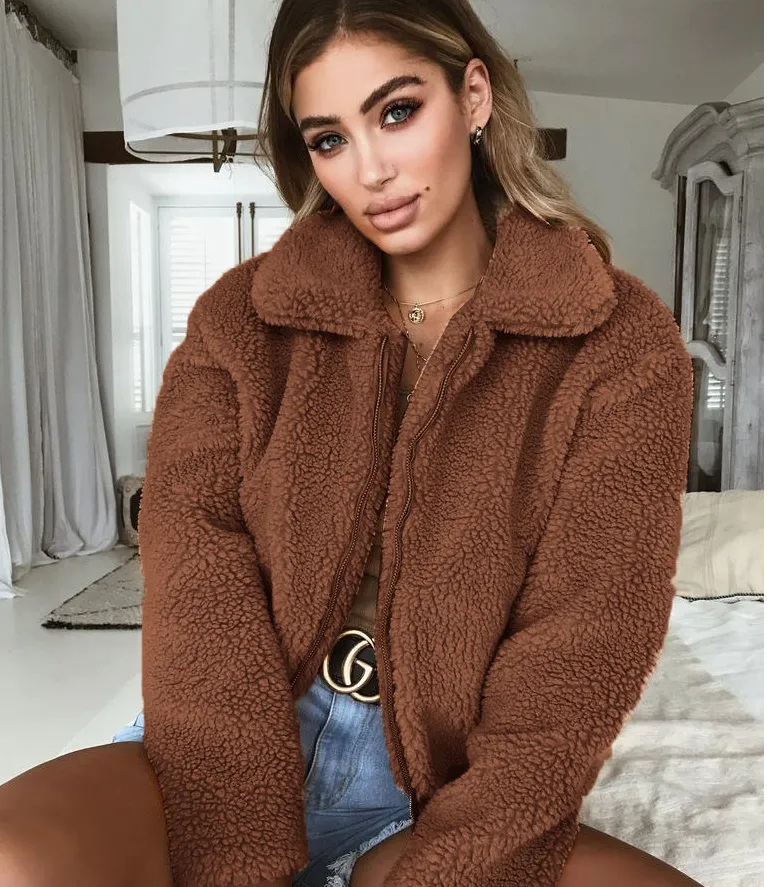 Velvet Lapel Short Jacket For Women's-GlamzLife