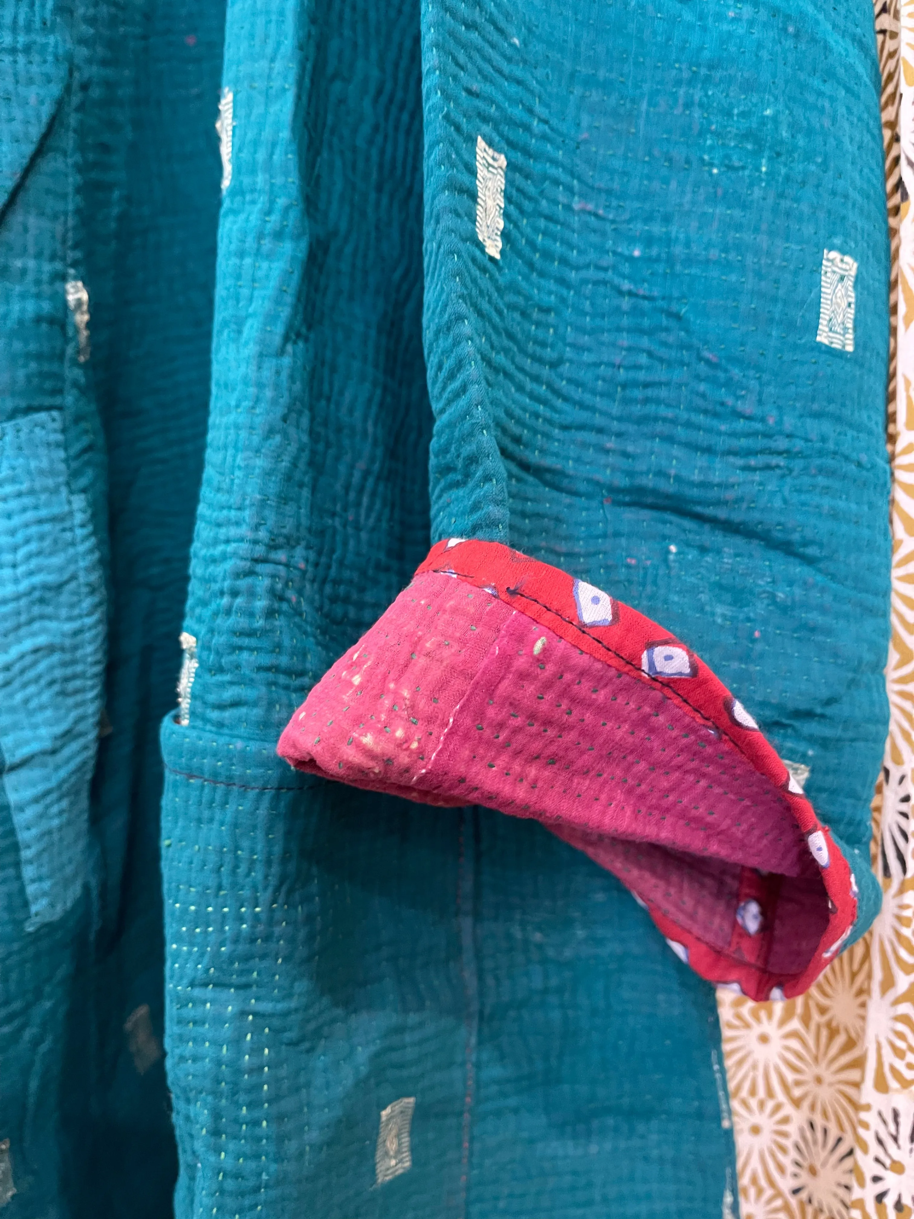Vintage Kantha Jacket - GREENSLEEVES