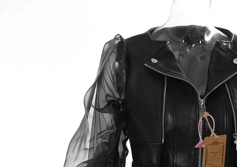 Women's Faux Leather Jacket