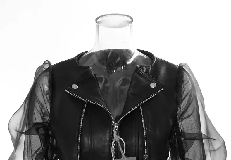 Women's Faux Leather Jacket